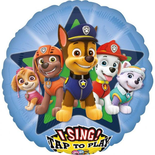 Picture of PAW PATROL SING-A-TUNE SINGING FOIL BALLOON - 71 X 71CM